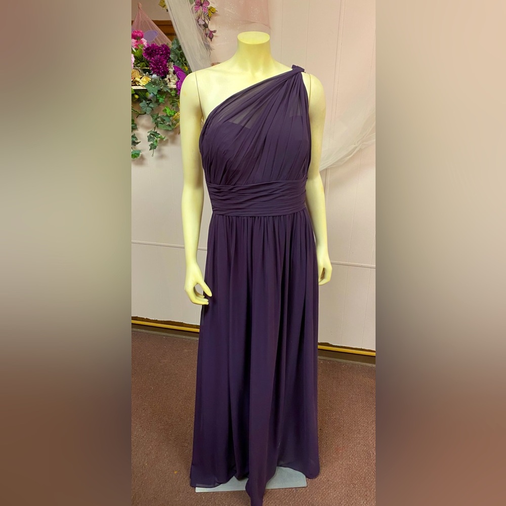 Bill Levkoff Eggplant Dress